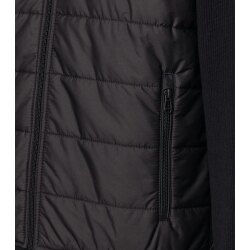 REDMOND Casual Herren Jacke Zipper Baumwollmix Schwarz