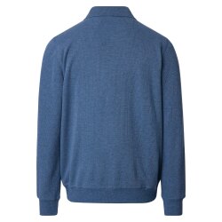 REDMOND Casual Herren Polo Strick Pullover Langarm...