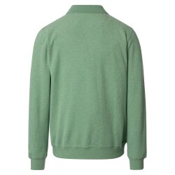 REDMOND Casual Herren Polo Strick Pullover Langarm...