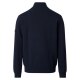REDMOND Casual Herren Troyer Langarm Comfort Struktur Marine