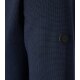 REDMOND Casual Herren Troyer Langarm Comfort Struktur Marine