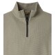 REDMOND Casual Herren Troyer Langarm Comfort Struktur Beige
