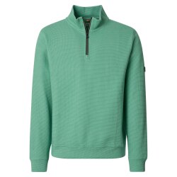 REDMOND Casual Herren Troyer Langarm Comfort Struktur...