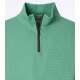 REDMOND Casual Herren Troyer Langarm Comfort Struktur Grün