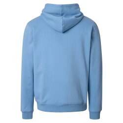 REDMOND Casual Herren Sweatjacke Kapuze Zipper Comfort Blau