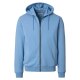 REDMOND Casual Herren Sweatjacke Kapuze Zipper Comfort Blau