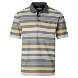 REDMOND Casual Herren Polo-Shirt Kurzarm Comfort Gelb...