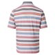 REDMOND Casual Herren Polo-Shirt Kurzarm Comfort Rot gestreift