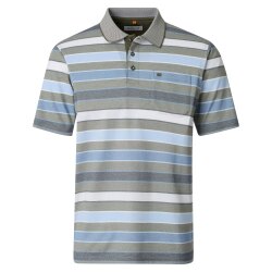 REDMOND Casual Herren Polo-Shirt Kurzarm Comfort...
