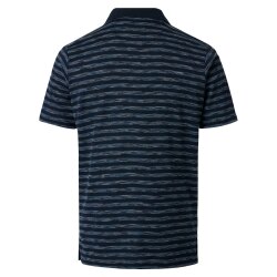 REDMOND Casual Herren Polo-Shirt Kurzarm Marine gestreift