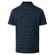 REDMOND Casual Herren Polo-Shirt Kurzarm Marine gestreift