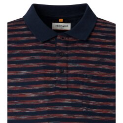 REDMOND Casual Herren Polo-Shirt Kurzarm Comfort Rot gestreift