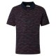 REDMOND Casual Herren Polo-Shirt Kurzarm Comfort Rot gestreift
