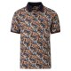 REDMOND Casual Herren Polo-Shirt Kurzarm Comfort Terra Palmen