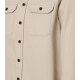 REDMOND Herren Freizeithemd Langarm Kent Comfort-Fit Struktur Beige