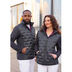 KARLOWSKY Damen Hybrid-Jacke OUTDOOR-PRO Modern-Fit Schwarz