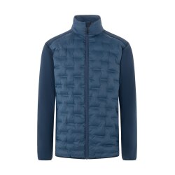 KARLOWSKY Herren Hybrid-Jacke OUTDOOR-PRO Modern-Fit Marine