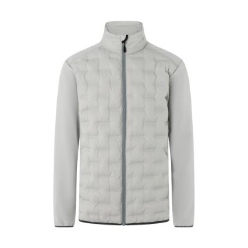 KARLOWSKY Herren Hybrid-Jacke OUTDOOR-PRO Modern-Fit Hellgrau
