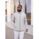 KARLOWSKY Herren Hybrid-Jacke OUTDOOR-PRO Modern-Fit Hellgrau