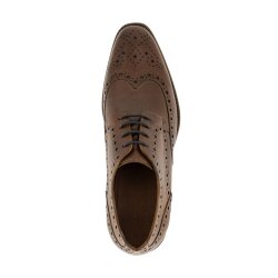Prime Shoes PEDRO Herren Budapester Glattleder Crust-Brown