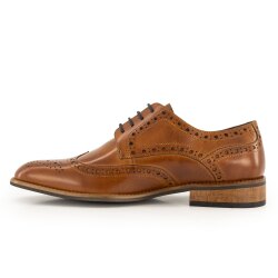 Prime Shoes PEDRO Herren Budapester Glattleder Crust-Tan