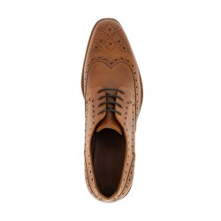 Prime Shoes PEDRO Herren Budapester Glattleder Crust-Tan