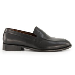 Prime Shoes NIKO Herren Loafer Glattleder Crust-Black