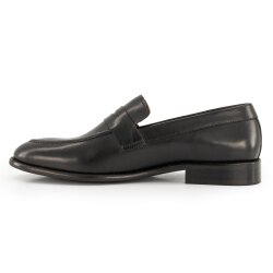 Prime Shoes NIKO Herren Loafer Glattleder Crust-Black