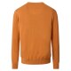 CASAMODA Herren Pullover V-Neck Regular Pima-Baumwolle Orange