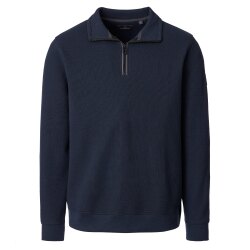 CASAMODA Herren Sweat-Troyer Zipper Regular Baumwollmix...