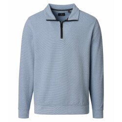 CASAMODA Herren Sweat-Troyer Zipper Regular Baumwollmix...