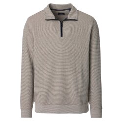 CASAMODA Herren Sweat-Troyer Zipper Regular Baumwollmix...