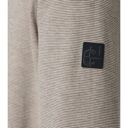 CASAMODA Herren Sweat-Troyer Zipper Regular Baumwollmix Beige