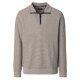 CASAMODA Herren Sweat-Troyer Zipper Regular Baumwollmix Beige