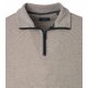 CASAMODA Herren Sweat-Troyer Zipper Regular Baumwollmix Beige
