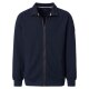 CASAMODA Herren Sweatjacke Stehkragen Zipper Baumwollmix Marine