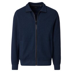 CASAMODA Herren Sweatjacke Stehkragen Zipper Baumwollmix...