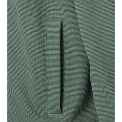 CASAMODA Herren Sweatjacke Stehkragen Zipper Baumwollmix Grün