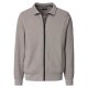 CASAMODA Herren Sweatjacke Stehkragen Zipper Baumwollmix Beige