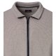 CASAMODA Herren Sweatjacke Stehkragen Zipper Baumwollmix Beige