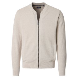 CASAMODA Herren Strickjacke Collegekragen Zipper Regular...