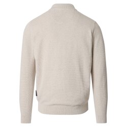 CASAMODA Herren Strickjacke Collegekragen Zipper Regular...