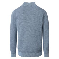 CASAMODA Herren Strick-Troyer Zipper Regular Baumwolle...