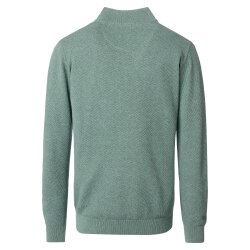CASAMODA Herren Strick-Troyer Zipper  Regular Baumwolle...