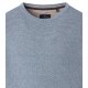 CASAMODA Herren Pullover Langarm Rundhals Baumwolle Hellblau