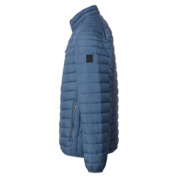 CASAMODA Herren Outdoor-Steppjacke Stehkragen Zipper Blau