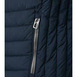 CASAMODA Herren Outdoor-Steppweste Stehkragen Zipper Marine