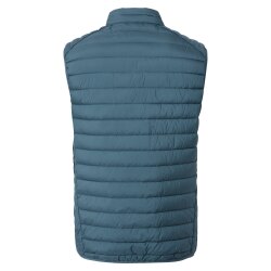 CASAMODA Herren Outdoor-Steppweste Stehkragen Zipper Blau