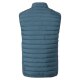 CASAMODA Herren Outdoor-Steppweste Stehkragen Zipper Blau