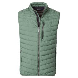 CASAMODA Herren Outdoor-Steppweste Stehkragen Zipper...